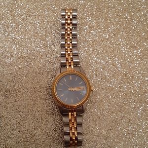 Seiko Pulsar Dress Two - Tone Calendar Watch